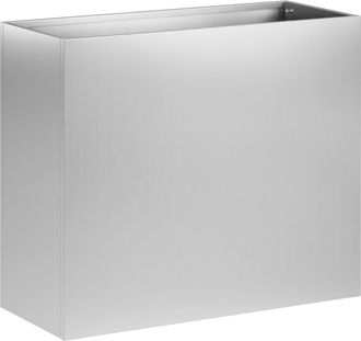 vidaXL Macetero De Jard&iacute;n Plateado 50 X 20 X 40 Cm Acero Galvanizado Vidaxl