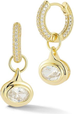 Glaze Jewelry Huggie Drop Earrings in Gold at Nordstrom Rack