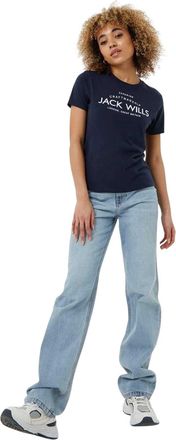 Jack Wills Dames/Dames Forstal boyfriend T-shirt (Marine)