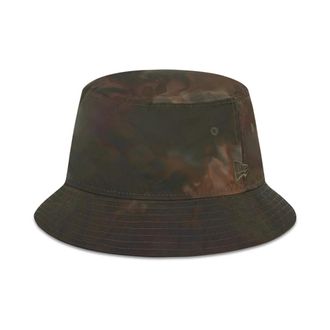 New Era Nylon Bucket Hat Gewassen Stijl - unisex - Hoeden - Bruin - S - Nylon - Accessoires