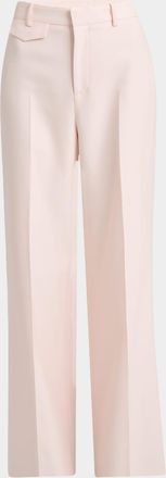 Chloé High-Rise Wide-Leg Suiting Trousers