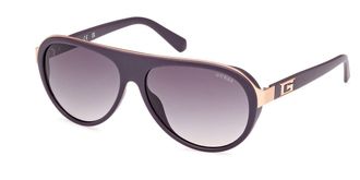 Guess GU00125 82A Mens Sunglasses Purple Size 60