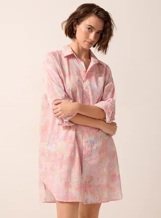 Lauren Ralph Lauren Womens Floral paisley flowy nightshirt
