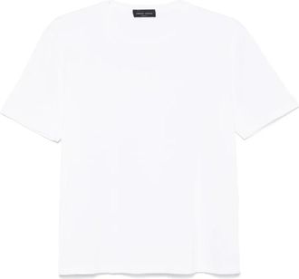 Roberto Collina Ronde Hals T-shirts - Heren - T-shirts - Wit - M - Katoen - Tops