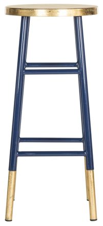 Safavieh Taburete de bar en hierro dorado