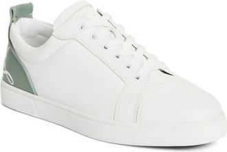 Christian Louboutin Fun Louis Sneaker in White/Manuka at Nordstrom, Size 11.5Us