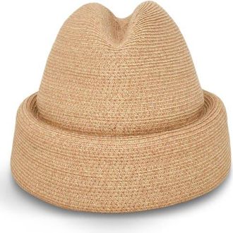 Gigi Burris Millinery Sharina Toyo Straw Hat in Dune at Nordstrom, Size Medium