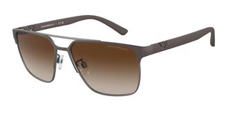 Emporio Armani EA2134 316113 Mens Sunglasses Brown Size 58