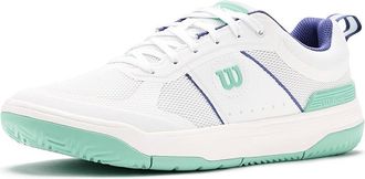 Wilson Pickle Pro Womens Shoes White/Bay/Skipper Blue : 10.5 B - Medium, Textile