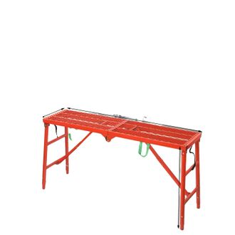 OEM Plataforma De Trabajo Plegable, 150 Cm X 40 Cm, Altura Ajustable De 75 A 110 Cm, Carga M&aacute;xima De 350 Kg, Superficie Antideslizante, Dise&ntilde;o Port&aacute;til