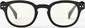 Izipizi C 49mm Square Screen Glasses in Black at Nordstrom, Size +0.00
