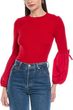 CeCe by Cynthia Steffe Cece Mix Media Balloon Rib Knit