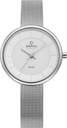 Obaku Lys Quartz White Dial Ladies Watch V206LRCWMC