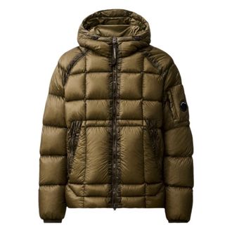 C.P. Company C.p. Company - DD Shell Hooded Jacket - Heren - Jassen - Groen - Maat: XL Leer