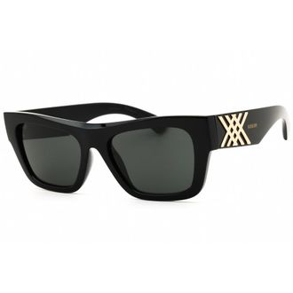 Burberry Ladies Black Rectangular Sunglasses BE4490U