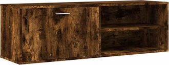 vidaXL Mueble De Tv Madera De Ingenier&iacute;a Roble Ahumado 120x34x37 Cm Vidaxl