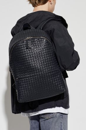 Bottega Veneta Backpack 1975, Mens, Navy Blue