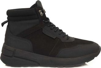 Cerruti Black Cowhide Mens High Mens Sneaker