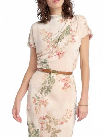 Favorite Daughter Graceful Top In Light Peach Roseg