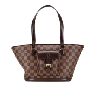 Louis Vuitton Pre-owned Handbags, female, Brown, Size: ONE SIZE Pre-owned Manosque PM
