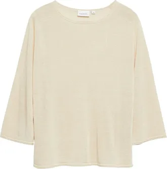 Comma Dames, Truien, Beige, Maat: XL