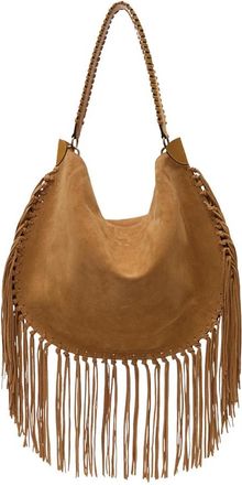 Isabel Marant Oskan Hobo Soft - Dames - Schoudertassen - Bruin - ONE Size - Leer - Tassen