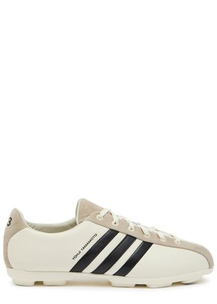 Yohji Yamamoto Y-3 Panelled Leather Sneakers - White - 9.5 (IT43.5 / UK9.5)