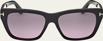 Tom Ford Flynn 55MM Square Sunglasses