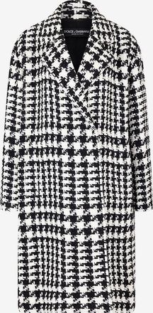 Dolce & Gabbana Dicker Oversize-Mantel mit Hahnentritt