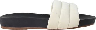 Kaanas Timor Chunky Suede Pool Slide Ivory S00070R-100 Womens
