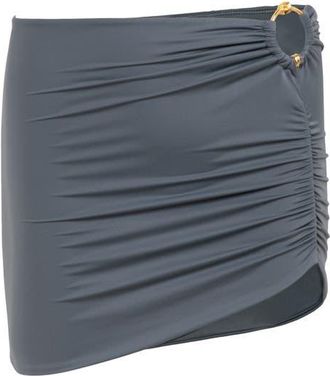 Vix Meg Cover-Up Miniskirt in Grey at Nordstrom, Size X-Small