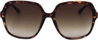 Guess Green Gradient Square Ladies Sunglasses GF6203 52P 58