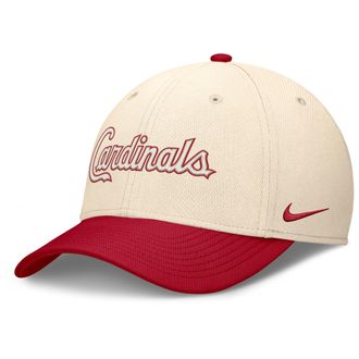 Nike St. Louis Cardinals Statement Rise Swoosh Nike Mens Dri-FIT MLB Hat in Brown | NB170DKQSCN-0VE