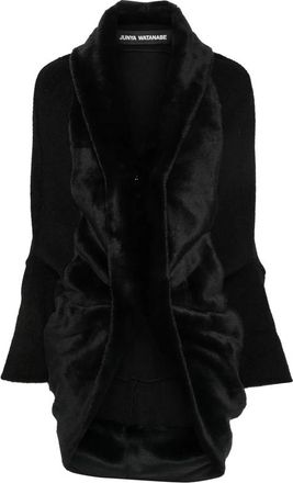 Junya Watanabe Faux-fur Shawl-collar Jacket