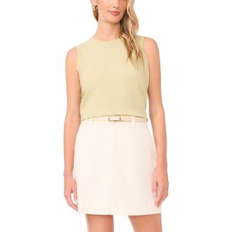 Vince Camuto Knit Sweater Tank in Quiet Lily at Nordstrom, Size Xx-Large