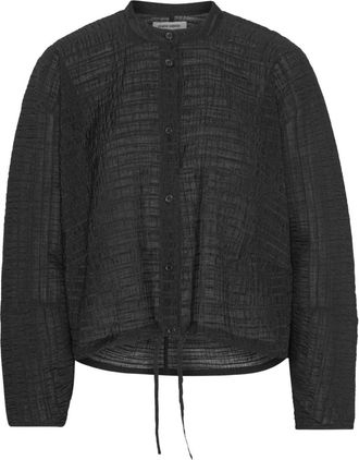 Henrik Vibskov Camicia con finitura in rilievo - Nero