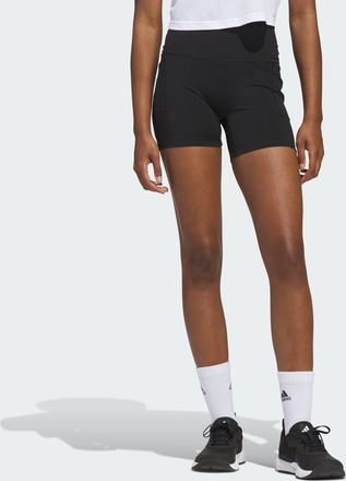 adidas Womens adidas 3 Stripes Studio All Me Booty Short Leggings