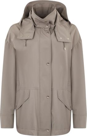 Moorer Gala-Knp Parka - Dames - Parka Jassen - Beige - S - Polyester - Jassen