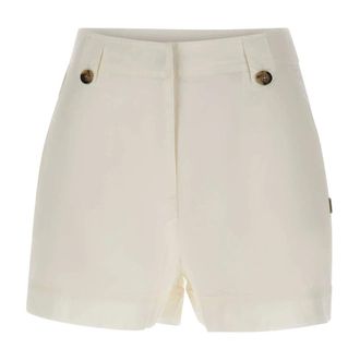 Woolrich Short Shorts, female, White, Size: W30 Poplin Shorts
