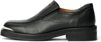 Soulland Moog metal loafers - Heren - Loafers - Zwart - 44 EU - Leer - Schoenen