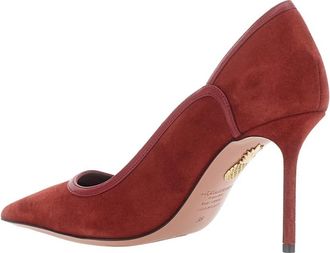 Aquazzura Pumps Met 85 Hak - Dames - Pumps - Rood - 39 EU - Leer - Schoenen