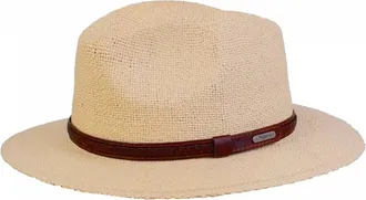 Wigens Mens Classic Paper Straw Hat In Natural