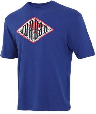Nike Jordan Air Jordan Sport DNA Logo Embroidered Printing Short Sleeve Blue CN3114-455