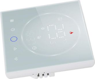 OEM Termostato Led Inteligente Programable De 7 D&iacute;as, Panel De Control Inal&aacute;mbrico Para Calefacci&oacute;n El&eacute;ctrica Ac95-240v, Color Blanco