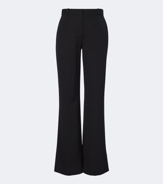 The Row Coleman wool gabardine straight pants