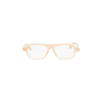 Jacquemus Glasses, female, Beige, Size: ONE SIZE Becane Optical