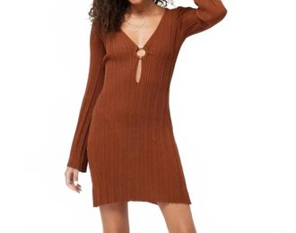 L*Space Wailea Cover Up Dress In Coffee