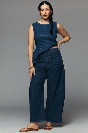 Maeve High-Rise Tapered Jeans