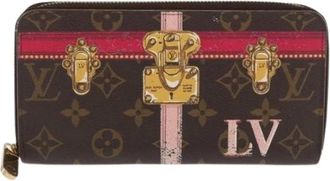 Louis Vuitton Pre-owned Wallets, female, Brown, Size: ONE SIZE Pre-owned Canvas Wallet