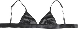 Dolce & Gabbana Zwart Zijden Satijnen Driehoek Zachte Cup - Dames - BHs - Zwart - S - Satijn - Ondergoed